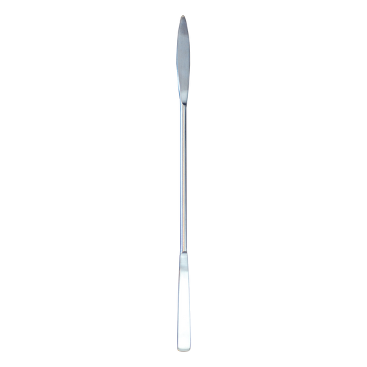 DOUBLE ENDED METAL SPATULA